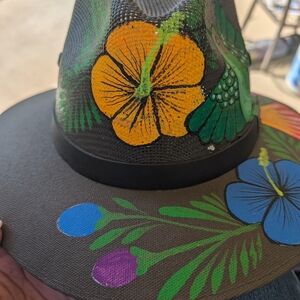 Floral Painted Women's Hat